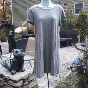 Heather Gray T Shirt dress